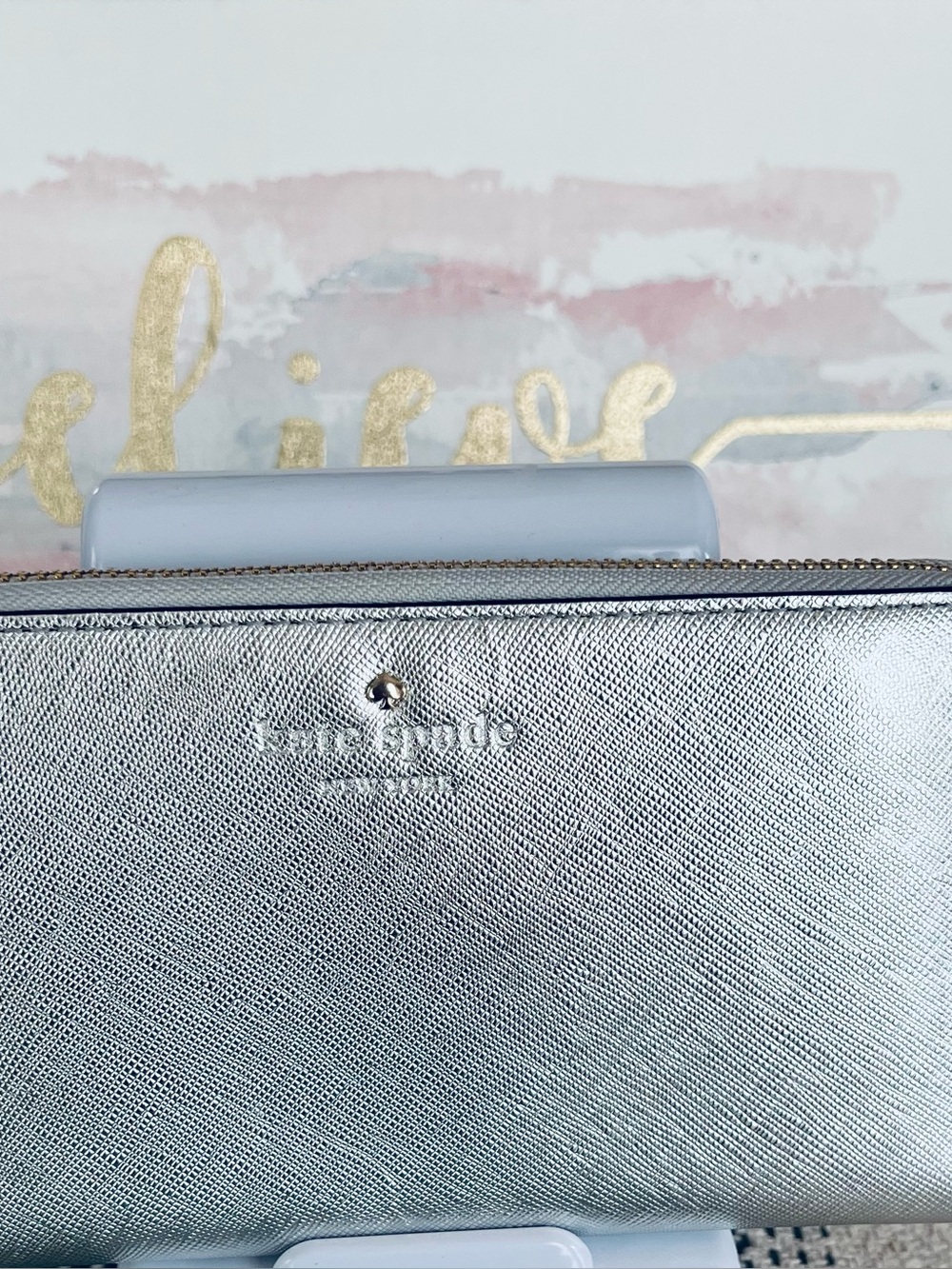 Kate Spade New York Silver Wallet